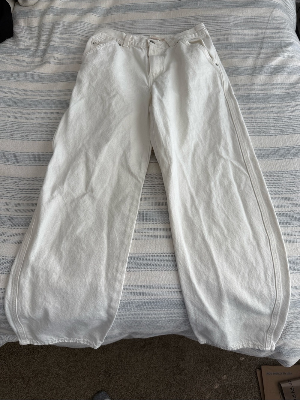 Levi's Premium Women White Jeans - Size 27 - Picture 5 of 5